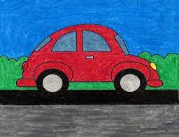 It shows how to draw the car in 5 simple steps. How To Draw An Easy Car Art Projects For Kids