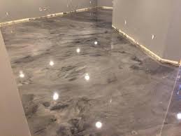 Metallic Marble Epoxy Flooring In Findlay Ohio Concrete Stained Floors Metallic Epoxy Floor Epoxy Floor