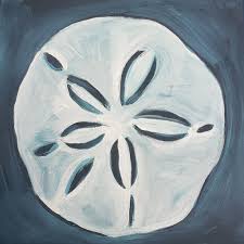 Sand dollars are a common type of shell, often found on beaches, where they are washed ashore by the ocean waves. Sand Dollar Painting Art Room Happenings