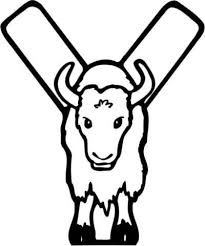 Letter Y Is For Yak Coloring Page From Learn English Alphabet Quot Letter Is For Quot Set I Category Coloring Pages Abc Coloring Pages Family Coloring Pages