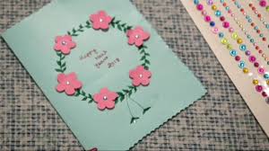 They are bright and decorated cards the are sent to convey good wishes. How To Make 5 New Year Greeting Cards L Easy Simple L 5 Sweet Cute Cards L Sangitas Creation L