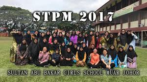 Stpm 2017 Smk P Sultan Abu Bakar Muar Youtube