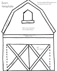 Barn Template Jpg 1 182 1 477 Pixels Quiet Book Templates Quiet Book Patterns Diy Quiet Books