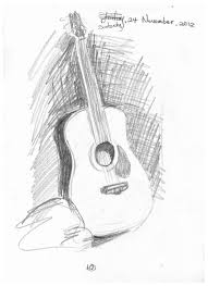 Guitar 24 11 12 Easy Drawings Drawings Art Sketches
