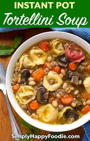 Black Bean And Sweet Potato Soup Instant Pot Instant Pot Tortellini Soup Is A Delicious Soup With Sweet Potatoes Beans Mushrooms And More Make This Press Healthy Instant Pot Recipes Instant Pot Recipes