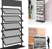 Amazon.com: 5 Tier Metal Ceramic Tile Display Rack, Building ...