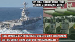 Busted - 24 Chinese hypersonic missiles can sink #USSGeraldRFord strike  force !