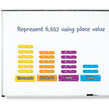 Learning Resources 18 Piece Giant Magnetic Place Value Set
