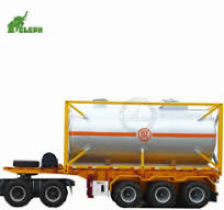 3 Axle Liquid Oil Fuel Tank Container Semi Truck Trailer ...