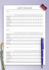 The book tracker is the perfect template to start your. Download Printable Fitness Habit Tracker Template Pdf