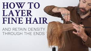 Fine hair is one of the most exceedingly difficult hair types to style. How To Layer Fine Hair Tutorial For Hairdressers Youtube