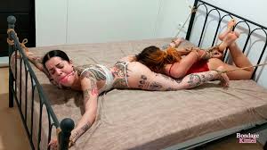 Beautiful Latina Tied by Girl Lesbian Bondage Hogtied Babe Porn