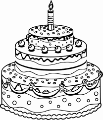 Birthday Cake Coloring Page Inspirational Cake Coloring Pages Coloringsuite Birthday Coloring Pages Birthday Cake With Photo Cute Birthday Cakes