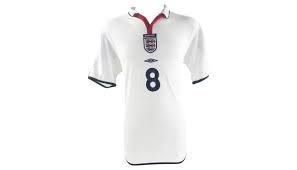 Buy the new england football shirts including shorts, socks and training kit. Scholes Official England Signed Shirt 2004 Charitystars