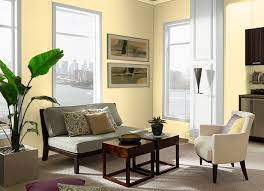 The earthy green paint color will give any room in your home a nature feel. Sweet As Honey P290 2 Behr Paint Colors
