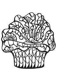 Bread, a food based on cereals. Food Coloring Pages For Adults