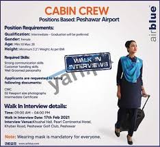 Ltd canada dubai position : Airblue Jobs 2021 Walk In Interview For Cabin Crew Yari Pk
