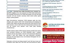 Soal cpns twk dan pembahasannya. Soal Tes Cpns 2018pdf Jawabanku Id