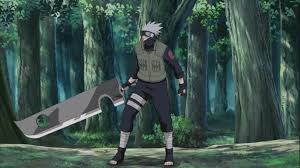 Kakashi Using Zabuza S Sword Kakashi Kakashi Hatake Kakashi Hatake Hokage