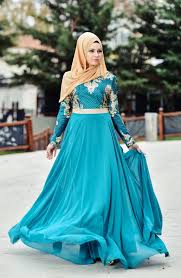 اجمل فساتين طويلة للمحجبات احدث موضة 2019 - مجلة فوتوجرافر