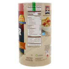 *the % daily value (dv) tells you how much a nutrient in a serving of food contributes to a daily diet. Quaker Oats Old Fashioned 100 Whole Grain Oacts 510g Oats Lulu Ksa
