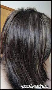 Spice up customary highlights on dark hair and get bonus style points for getting an extraordinary color! Grey Highlights In Dark Brown Hair Novocom Top