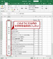 Excel セル内の文字を縦書きにする Tech Tips It