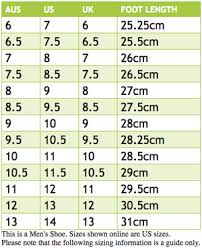 37 rare asics shoe size chart australia