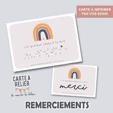 Maybe you would like to learn more about one of these? Carte Numerique A Relier Remerciement A Telecharger Le Monde De Bibou