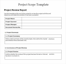 It's fair to say that almost every big decision inside any company of any size involved an executive summary during the. 3 Free Project Scope Statement Templates Word Excel Sheet Pdf