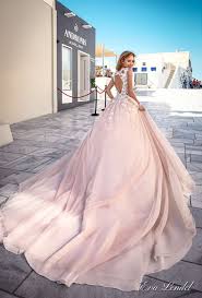 Eva Lendel 2017 Wedding Dresses Santorini Bridal Campaign Wedding Inspirasi Pink Wedding Dresses Colored Wedding Dresses Light Pink Wedding Dress