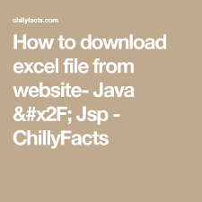 How To Download Excel File From Website Java Jsp Excel Java Website