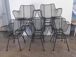 set of eight sculptura patio chairs by russell woodard patio chairs lounge chair design chair design