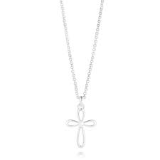 Collier croix en nacre