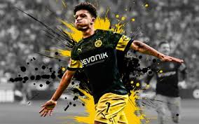 Christian pulisic says the sky's the limit for jadon sancho and believes that, while they are letting him leave for chelsea, borussia dortmund will have a future plan. Download Wallpapers Jadon Sancho 4k English Football Player Borussia Dortmund Midfielder Yellow Black Paint Splashes Bvb Creative Art Bundesliga Germany Football Grunge For Desktop Free Pictures For Desktop Free