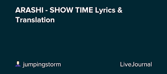 We did not find results for: Arashi Show Time Lyrics Translation Jumpingstorm Livejournal