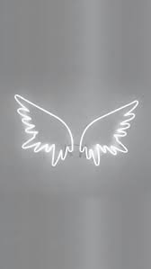 Black And White Angel Wings Aesthetic Wings White And Light Image Grey Wallpaper Iphone Iphone Wallpaper Tumblr Aesthetic Grey Wallpaper