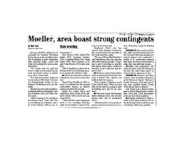 Adm bal is on facebook. Moeller High School 2005 06 Wrestling Articles By Archbishop Moeller High School Issuu
