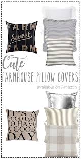 Favorite Farmhouse Pillow Covers On Amazon Affordable Pillow Covers Affordable Pillow Farmhouse Pillows