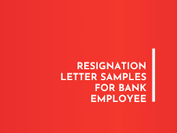 The letter should be brief and you don't have to explain the reasons that led you to your decision. Resignation Letter Sample For Bank Employee 6 Sample Formats