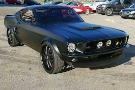 Matte Black Mustang Mustang Fastback Classic Cars Mustang