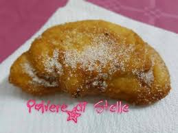 Sprinkle the fritelle with the confectioners' sugar and serve piping hot. Frittelle Di Ricotta Con Pasta Di Pane Polvere Di Stelle