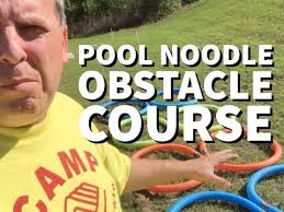 How To Make A Pool Noodle Obstacle Course Youtube