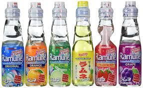 Amazon Com Ramune Japanese Soda 6 76 Oz Assorted Flavors 6pk Soda Soft Drinks Grocery Gourmet Food