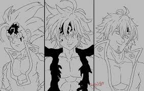 Two, she was killed when zeldris was born and her death is too painfully for the pair to talk about. Artstation Zeldris Meliodas And Estarossa Rodrigo Augusto Leite