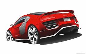 Pin By Kare On Vehicle Design Exterior Sketch Render Audi Audi R8 Automotive Illustration