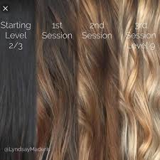 Great Example For Ladies With Dark Color On Their Hair Who Want To Go Light It S A Process And Not Someth Hair Styles Black To Blonde Hair Dark To Light Hair