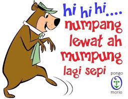 Hi Hi Hi Numpang Lewat Ah Mumpung Lagi Sepi Cartoon Jokes Gambar Lucu Ungkapan Lucu