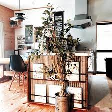 キッチン ミッドセンチュリー 波板トタンdiy ニトリ フェイクグリーン などのインテリア実例 2016 05 09 07 58 13 roomclip ルームクリップ インテリア 装飾のアイデア インテリア 実例