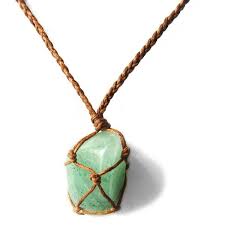 Green Aventurine Necklace Aventurine Pendant Necklace For Good Luck 21 Liked On Green Aventurine Necklace Aventurine Necklace Mens Necklace Pendant